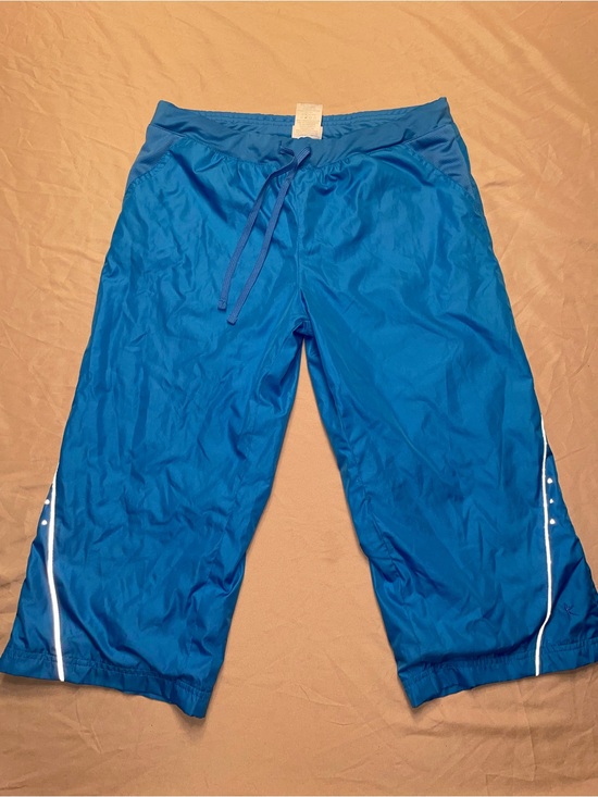 Danskin Now Pants - Danskin Now Cabana Blue Athletic Capris with Drawstring